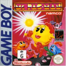 Ms. Pac-Man Game Boy box art – classic retro game for GameBoy