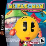 Ms. Pac-Man Maze Madness art work for the sega DreamCast