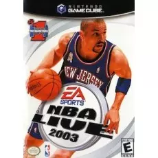 NBA Live 2003 GameCube box art – sports game for Nintendo GameCube