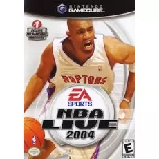 NBA Live 2004 GameCube box art – sports game for Nintendo GameCube