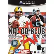 NFL QB Club 2002 GameCube box art – action game for Nintendo GameCube