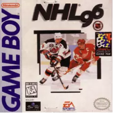 NHL 96 Game Boy box art – classic retro game for GameBoy