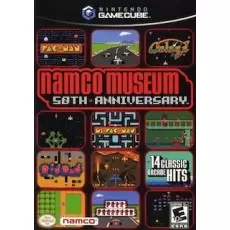 Namco Museum 50th Anniversary GameCube box art – action game for Nintendo GameCube