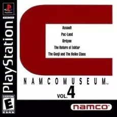 Namco Museum Volume 4 art work – video game for PS1