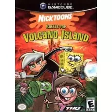 Nicktoons Battle for Volcano Island GameCube box art – action game for Nintendo GameCube