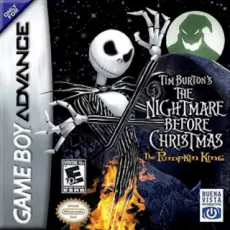 Nightmare Before Christmas: The Pumpkin King art work – action game for Nintendo Game Boy Advance