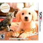 Nintendogs + Cats Golden Retriever & New Friends art work – action game for Nintendo 3DS