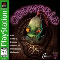 Oddworld Abe's Oddysee [Greatest Hits] art work – video game for PS1