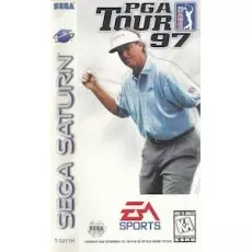 PGA Tour 97 Sega Saturn box art – retro game for Sega Saturn