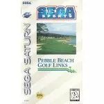 Pebble Beach Golf Links Sega Saturn box art – retro game for Sega Saturn