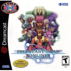 Phantasy Star Online art work for the sega DreamCast