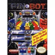 Pin-Bot NES box art – classic 8-bit game for Nintendo NES