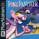 Pink Panther Pinkadelic Pursuit art work – video game for PS1