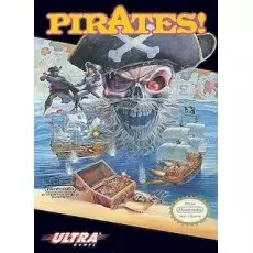 Pirates NES box art – classic 8-bit game for Nintendo NES