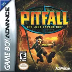 Pitfall The Lost Expedition art work – action game for Nintendo Game Boy Advance