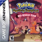 Pokemon Mystery Dungeon Red Rescue Team art work – RPG for Nintendo Game Boy Advance