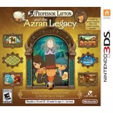 Professor Layton and the Azran Legacy art work – puzzle adventure game for Nintendo 3DS