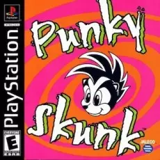 Punky Skunk art work – video game for PS1