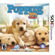 Puppies 3D art work – action game for Nintendo 3DS