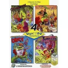 Quattro Adventure NES box art – classic 8-bit game for Nintendo NES