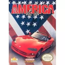 Race America NES box art – classic 8-bit game for Nintendo NES