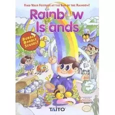 Rainbow Islands NES box art – classic 8-bit game for Nintendo NES