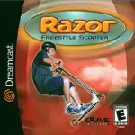 Razor Freestyle Scooter art work for the sega DreamCast