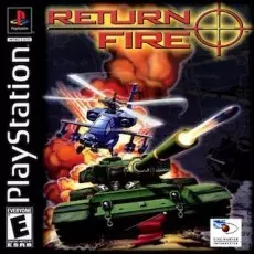 Return Fire art work – video game for PS1