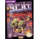 SCAT Special Cybernetic Attack Team NES box art – classic 8-bit game for Nintendo NES