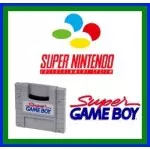 Super Nintendo Super Game Boy cartridge adapter for playing Game Boy games on SNES