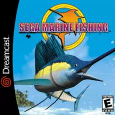 Sega Marine Fishing art work for the sega DreamCast