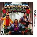 Shakedown Hawaii art work – action game for Nintendo 3DS