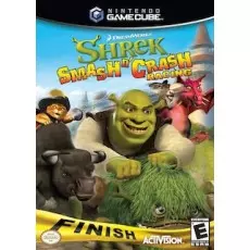Shrek Smash and Crash Racing GameCube box art – fighting game for Nintendo GameCube