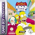 The Simpsons Road Rage art work – action game for Nintendo Game Boy Advance