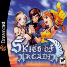 Skies of Arcadia art work for the sega DreamCast