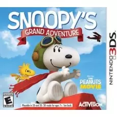 Snoopy's Grand Adventure art work – action game for Nintendo 3DS
