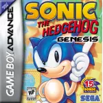 Sonic The Hedgehog Genesis art work – high-speed platformer for Nintendo Game Boy Advance