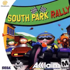 South Park Rally art work for the sega DreamCast