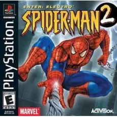 Spiderman 2 Enter Electro [Greatest Hits] art work – video game for PS1