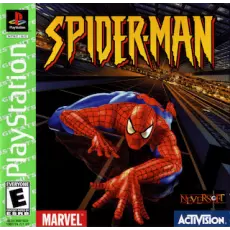 Spiderman [Greatest Hits] art work – video game for PS1
