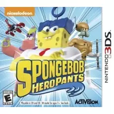 SpongeBob HeroPants art work – action game for Nintendo 3DS