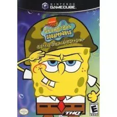 SpongeBob SquarePants Battle for Bikini Bottom GameCube box art – action game for Nintendo GameCube