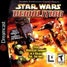 Star Wars Demolition art work for the sega DreamCast