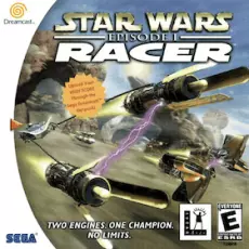 Star Wars Episode I Racer art work for the sega DreamCast