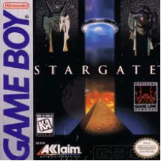 Stargate Game Boy box art – classic retro game for GameBoy