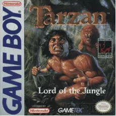 Tarzan Lord of the Jungle Game Boy box art – classic retro game for GameBoy