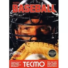 Tecmo Baseball NES box art – classic 8-bit game for Nintendo NES