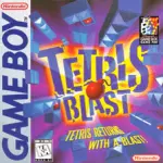 Tetris Blast Game Boy box art – classic retro game for GameBoy
