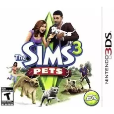The Sims 3 Pets art work – action game for Nintendo 3DS