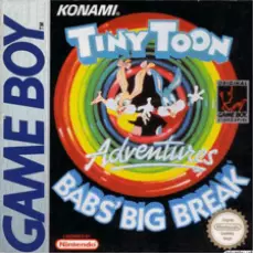 Tiny Toon Adventures Babs' Big Break Game Boy box art – classic retro game for GameBoy